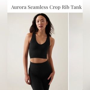 Athleta Aurora Crop Rib Tank. New w/ tags.